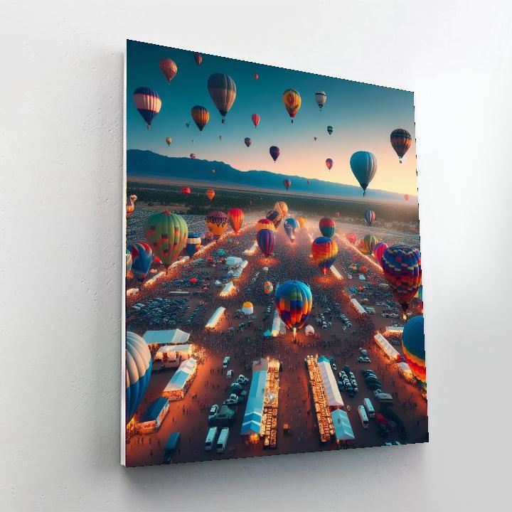 International Balloon Fiesta - Albuquerque DIY Paint By Numbers