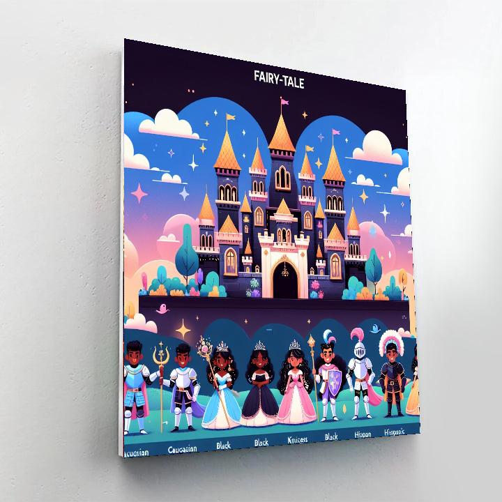 Castle Fairy Tale Painting By Numbers Kit