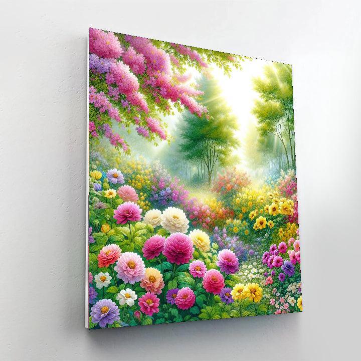 Bright Spring Blooms Paint By Color