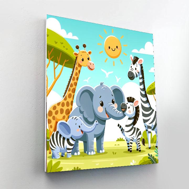 Adventure Safari Quest Painting Number Kit