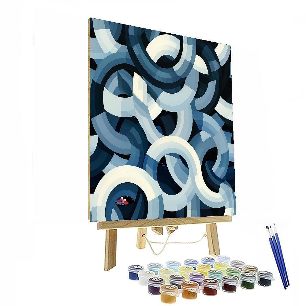 M.C. Escher Inspired Metaphysical Geometries  Painting Number Kit