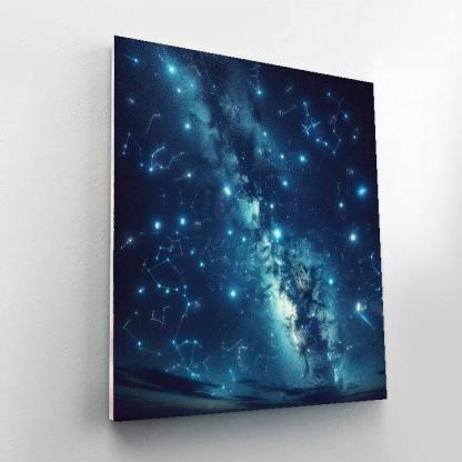 Astronomer's Night Sky DIY Paint By Numbers