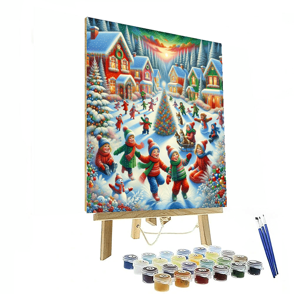 Winter Wonderland Festivity Paint By Color