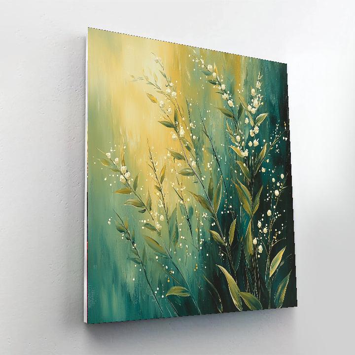 Dewdrop Reverie Number Painting