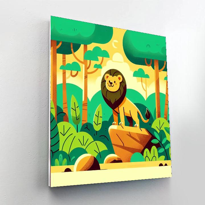 King Of The Jungle Paint By Number