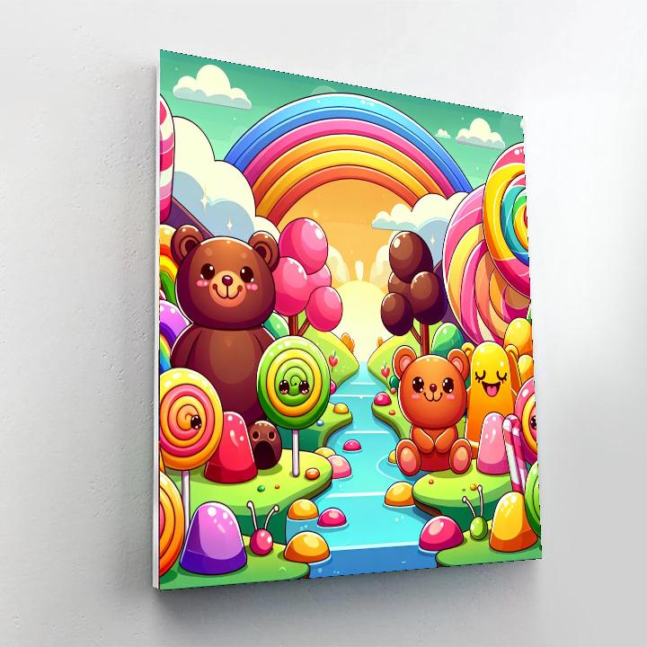Delightful Candy Kingdom Painting Number Kit