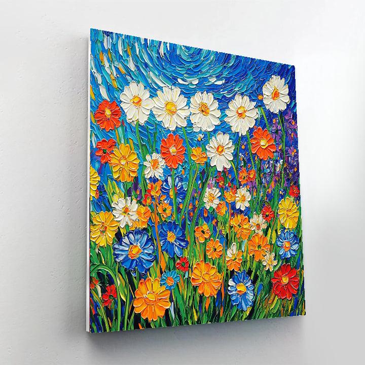 Vincent Van Gogh Inspired Wildflower Dance  Paint By Numbers Kits