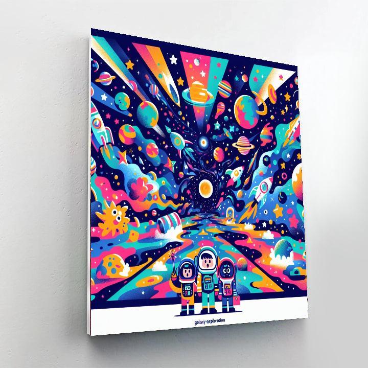 Galaxy Explorers Paint By Numbers