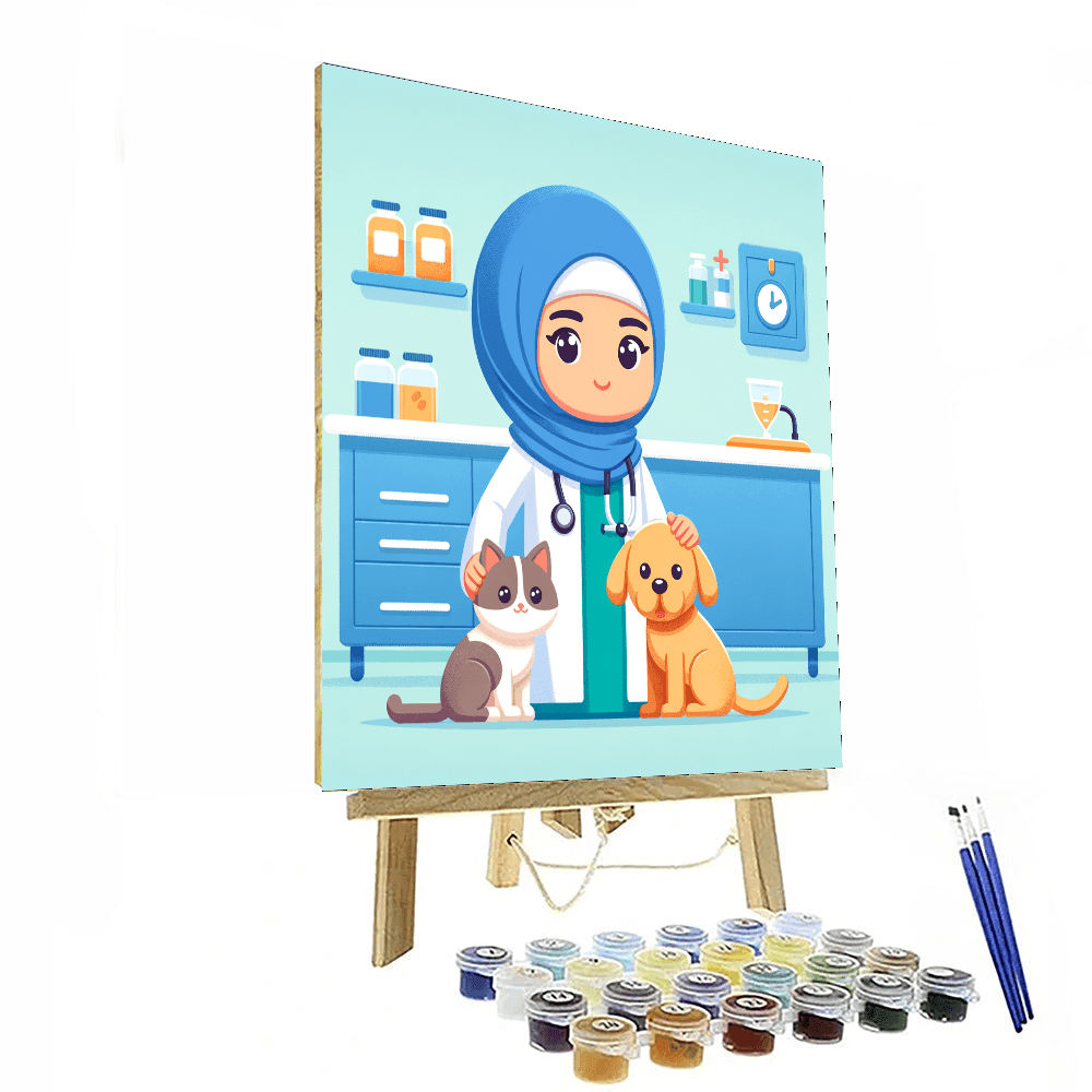 Pet Vet Clinic Adventure Paint By Numbers Kits