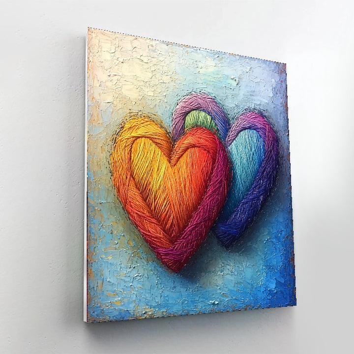 Hearts Together Forever Numbered Painting Kits