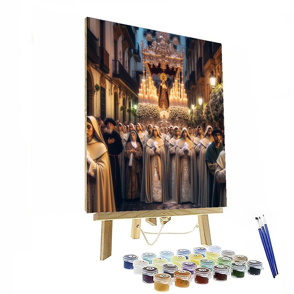 Seville Holy Week Paint By Numbers Art