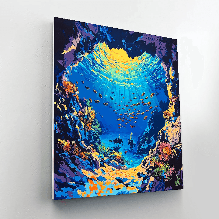 Blue Hole - Dahab Paint By Numbers Kits