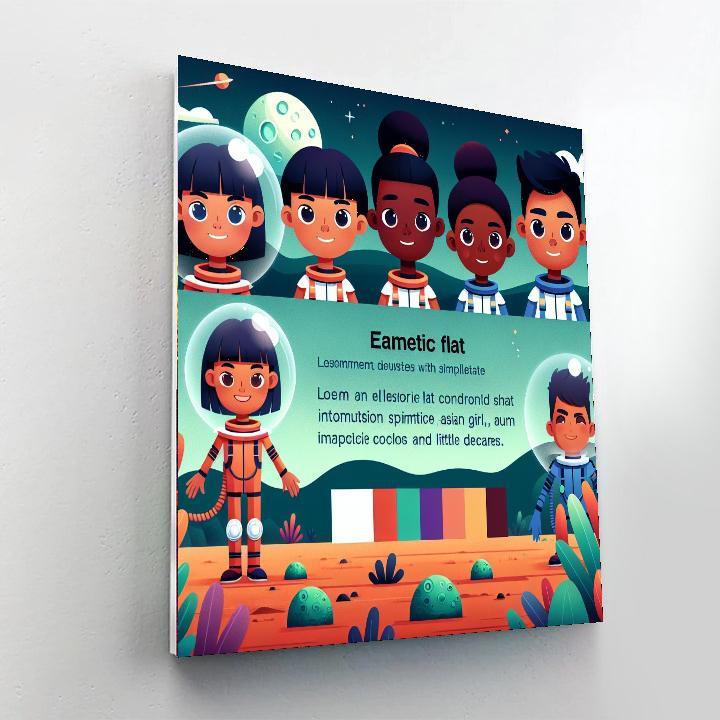 Astronaut Kids' Adventure Paint By Number