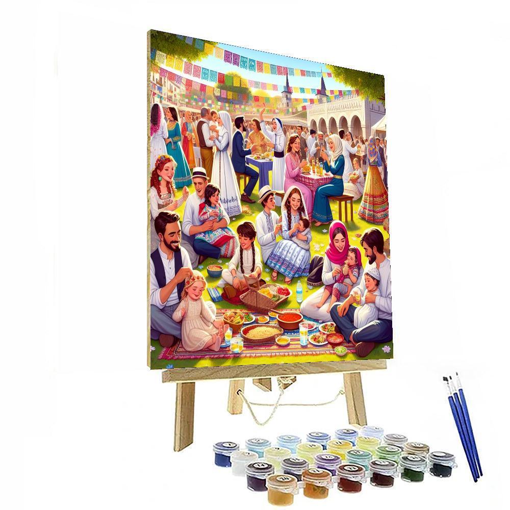 Día De San Isidro - Madrid, Spain Paint By Numbers Kits