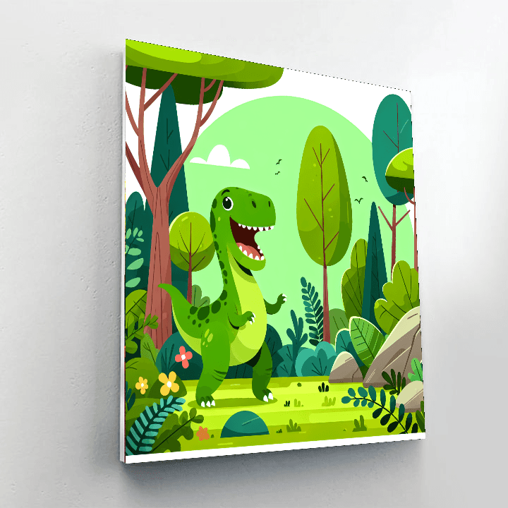 Dino Explorer Paint By Numbers