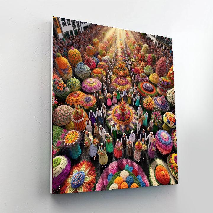 Flower Festival - Madeira Numbered Painting Kits