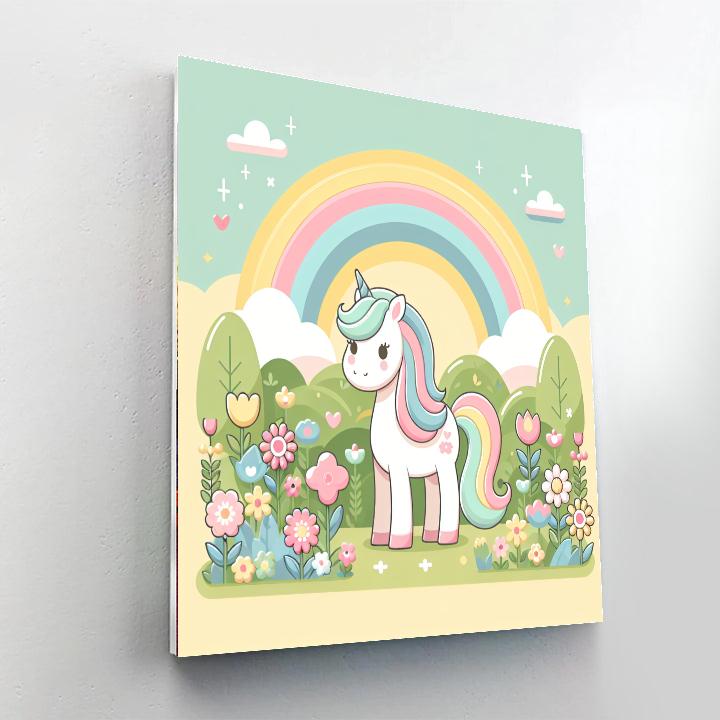 Princess Unicorn's Rainbow Garden Paint By Numbers Kits