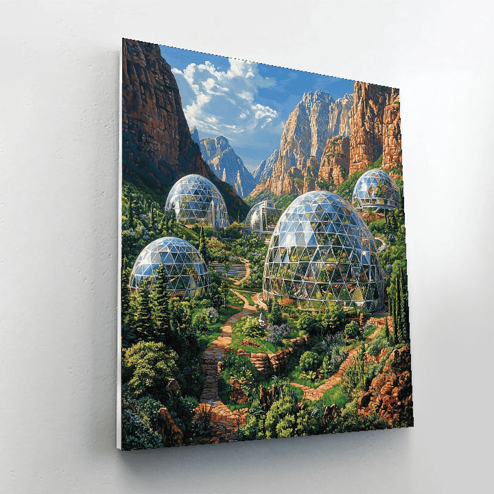 Eden Project - Cornwall Paint By Numbers Kits