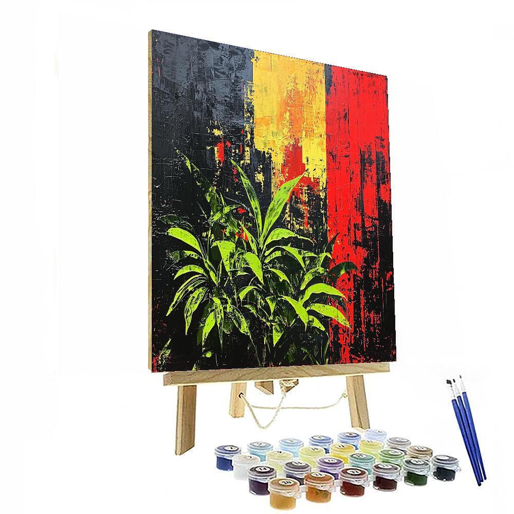 Banksy Inspired Nature's Resistance  Paint By Number