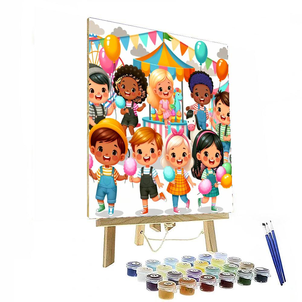 Fantastic Fun Fair Numbered Painting Kits