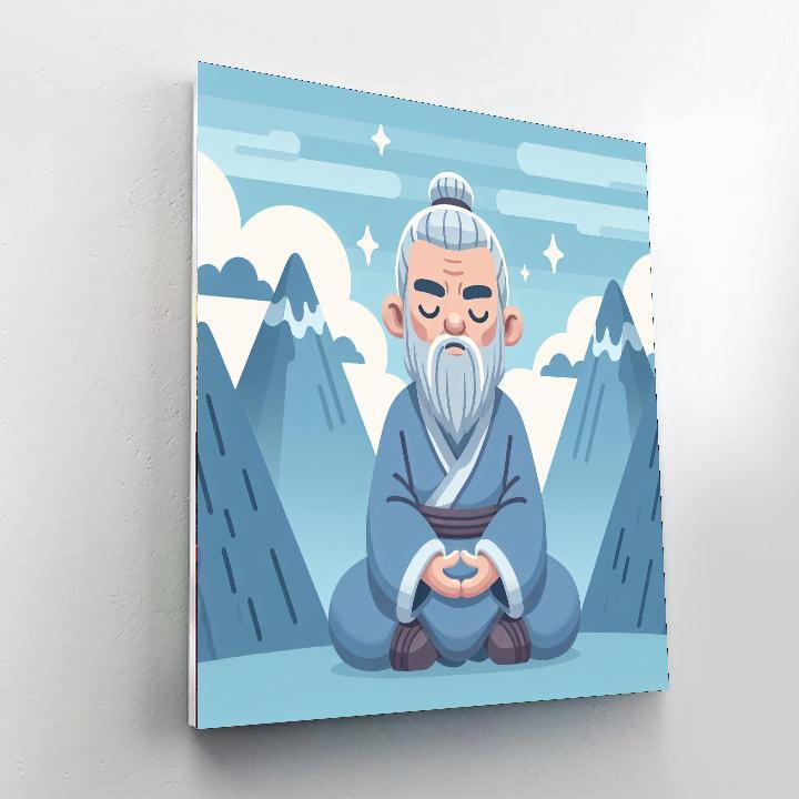 Mystic Mountain Meditation Paint By Numbers Kits