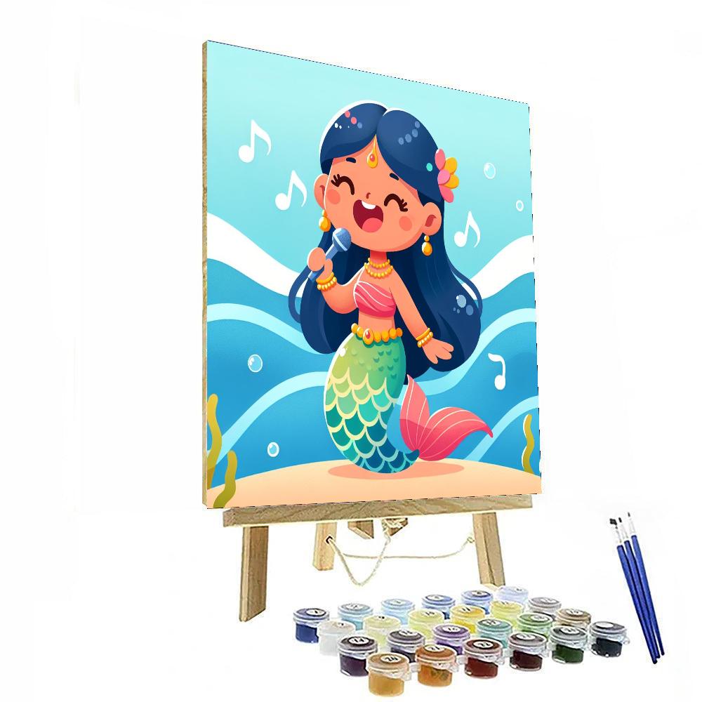 Singing Mermaid Melody Painting By Numbers Kit