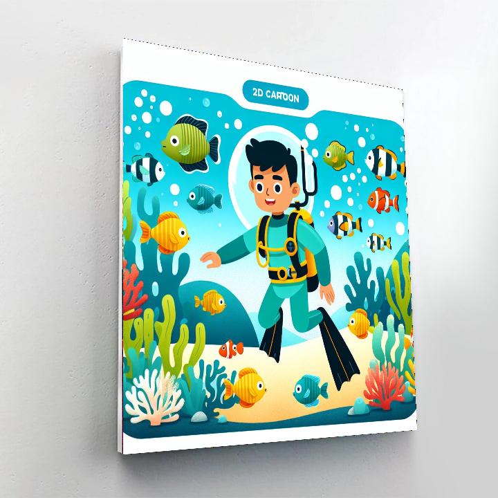 Underwater Discovery Adventure Paint By Numbers Kits