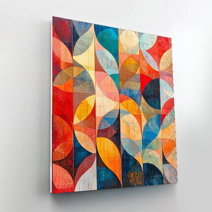 Paul Klee Inspired Illuminated Patterns  Paint By Number