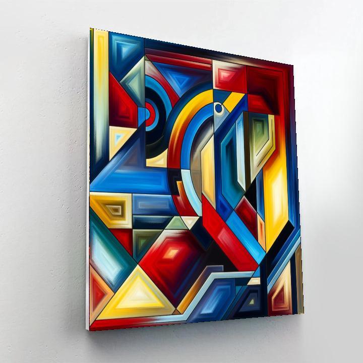 Bold Geometric Vibrance Paint By Numbers Kits