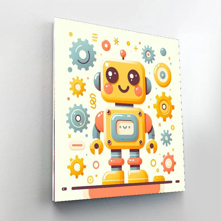 Imaginative Robot DIY Paint By Numbers