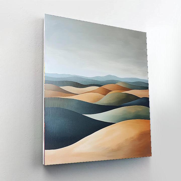 Nandalal Bose Inspired Infinite Fields  Painting Number Kit