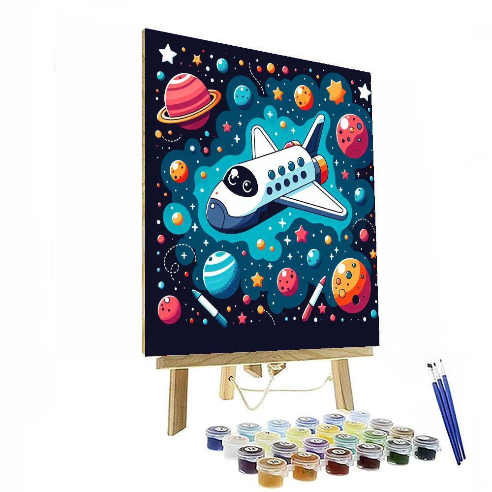 Space Mission Discovery Painting By Numbers Kit