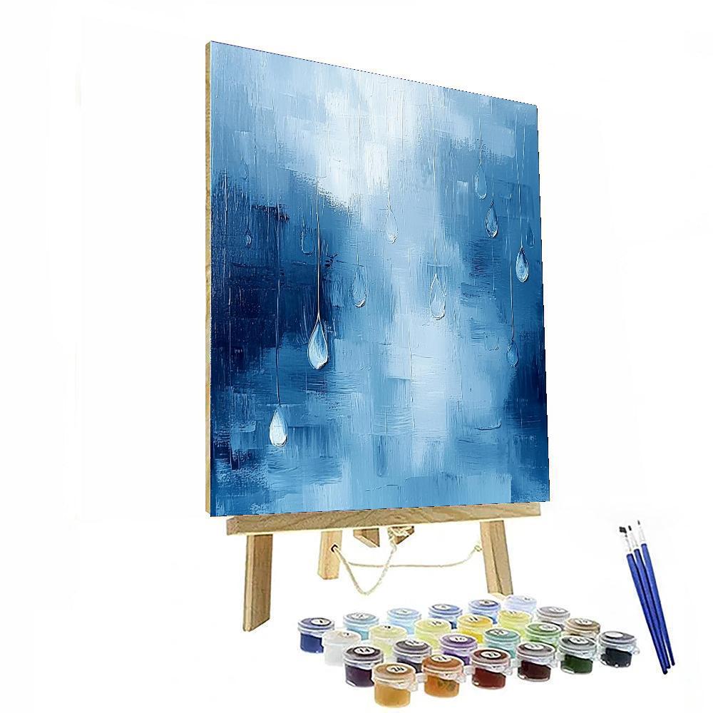 Edgar Degas Inspired Tranquil Rain  Painting Number Kit