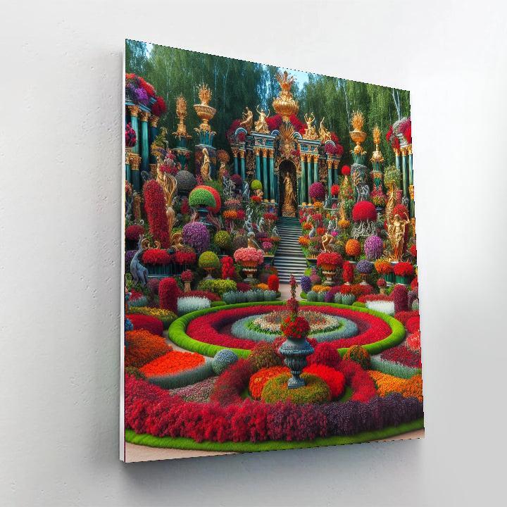 Royal Garden Pageantry Painting By Numbers Kit