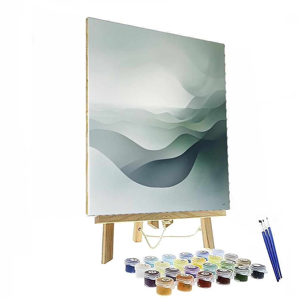 Zhao Mengfu Inspired Elegance Of Quietude  Paint By Color