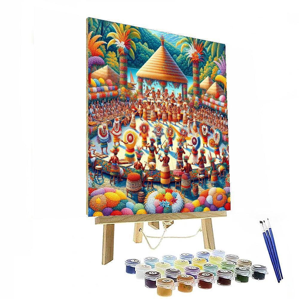 Heiva I Tahiti - French Polynesia Paint By Numbers Art