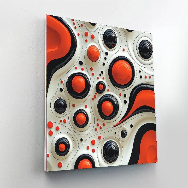 Yayoi Kusama Inspired Patterns Of Infinity  Paint By Numbers Kits