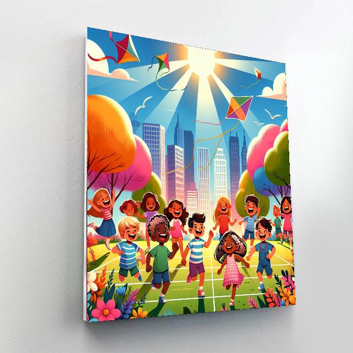 Sunshine Adventure Painting Number Kit