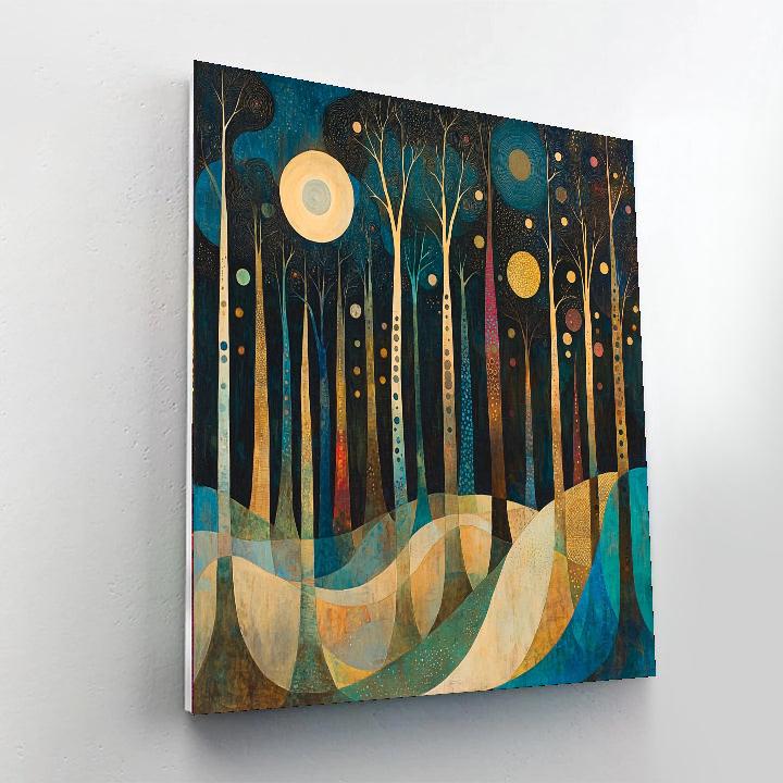 Max Ernst Inspired Whispering Forest Whimsy  Paint By Numbers