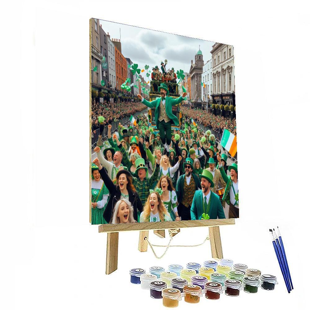 St. Patrick's Day Festival - Ireland Painting By Numbers Kit