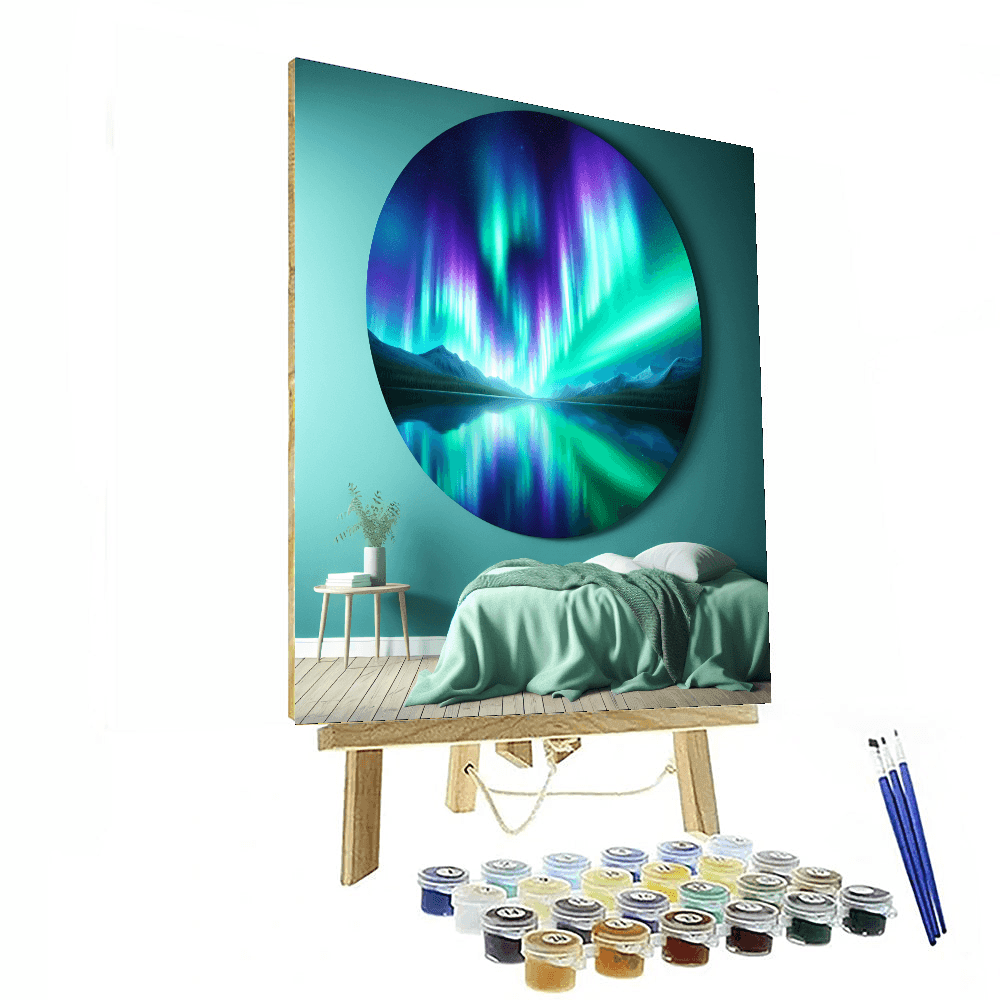 Dazzling Aurora Borealis Paint By Number