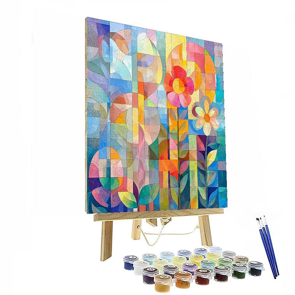 Frida Kahlo Inspired Fragments Of Reflection  Paint By Numbers Art