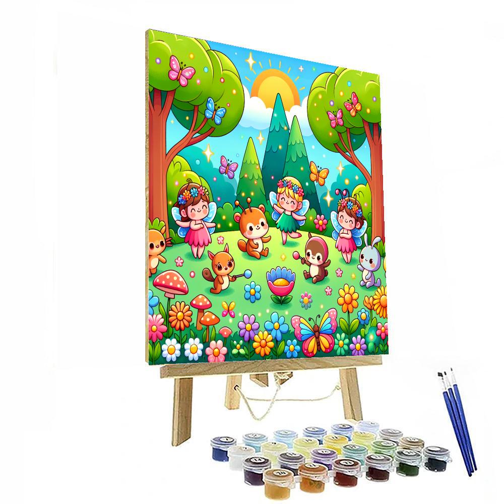 Enchanted Garden Of Friends Paint By Numbers Kits