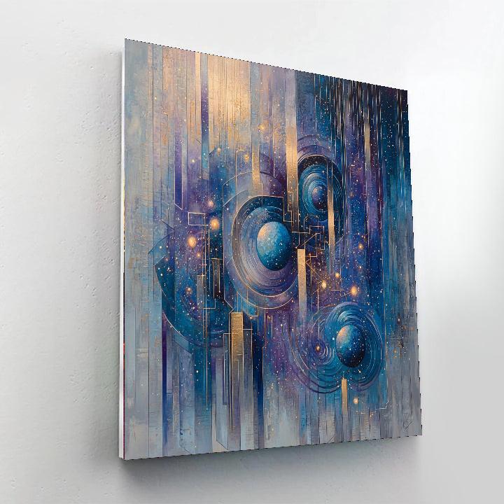 Leonardo Da Vinci Inspired Celestial Dreams And Patterns  Paint By Number