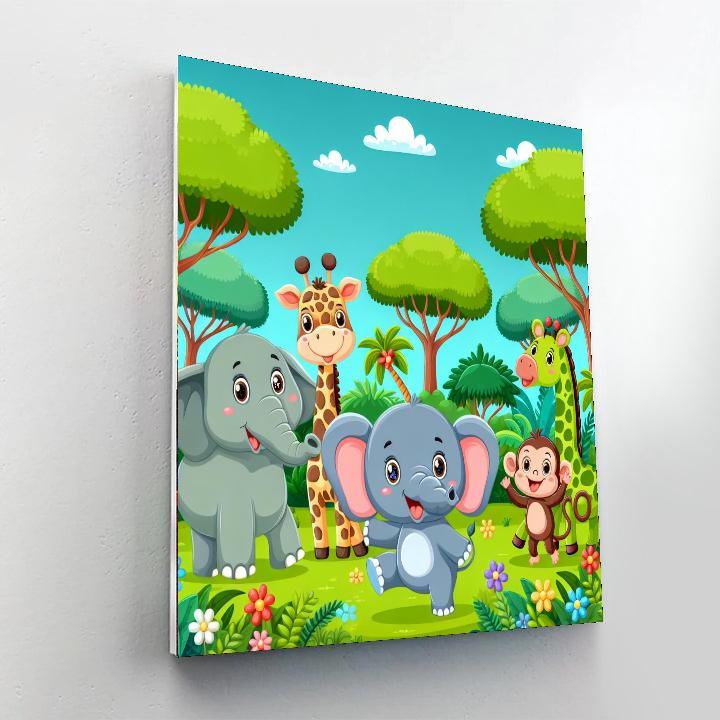 Animal Adventure Paint By Number