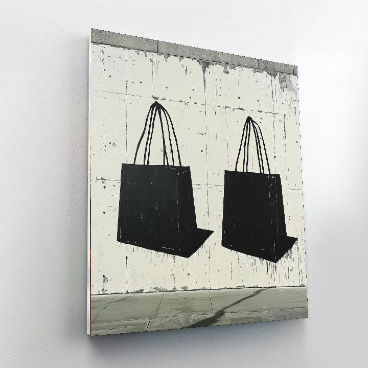 Banksy Inspired Veil Of Consumerism  DIY Paint By Numbers