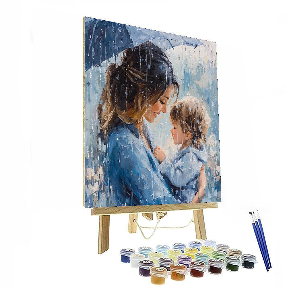 The Cozy Embrace Painting Number Kit
