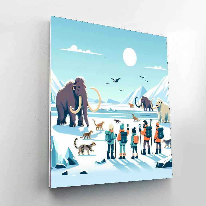 Ice Age Discovery Painting By Numbers Kit