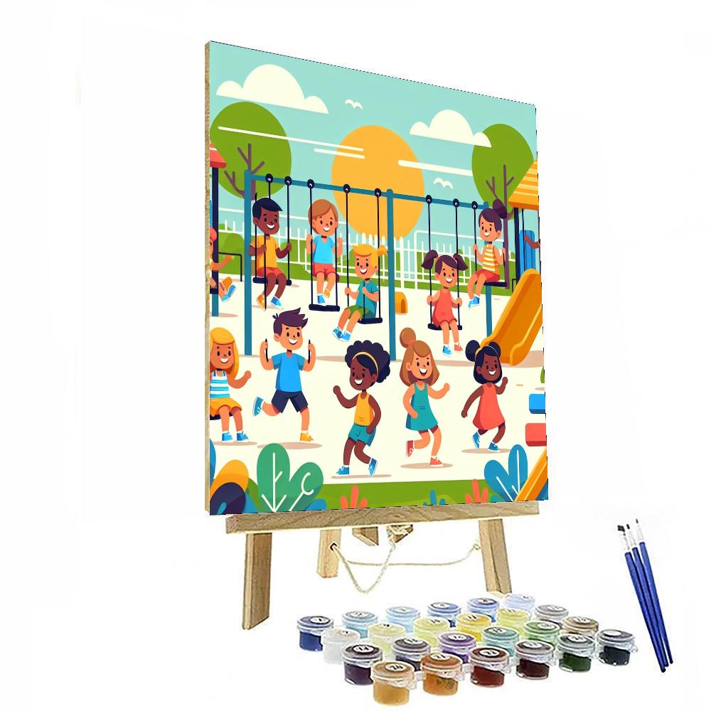 Playful Park Numbered Painting Kits