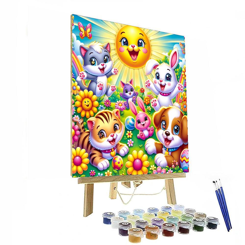 Cute Critter Chronicles Paint By Numbers